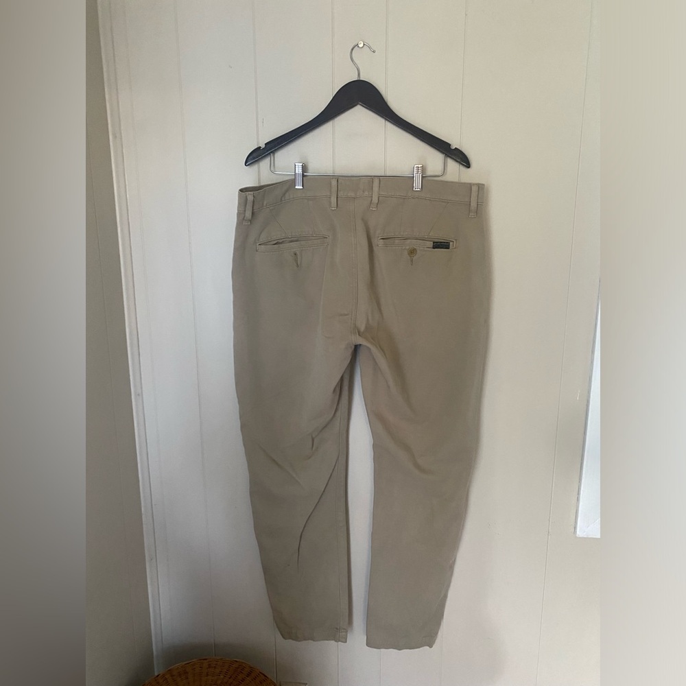 7 For All Mankind Performance Luxe Tan Neutral Pants - Picture 7 of 8